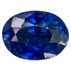 3.00 Carat Natural Loose Royal Blue Sapphire Stone Oval Cut Sri Lankan Gemstone