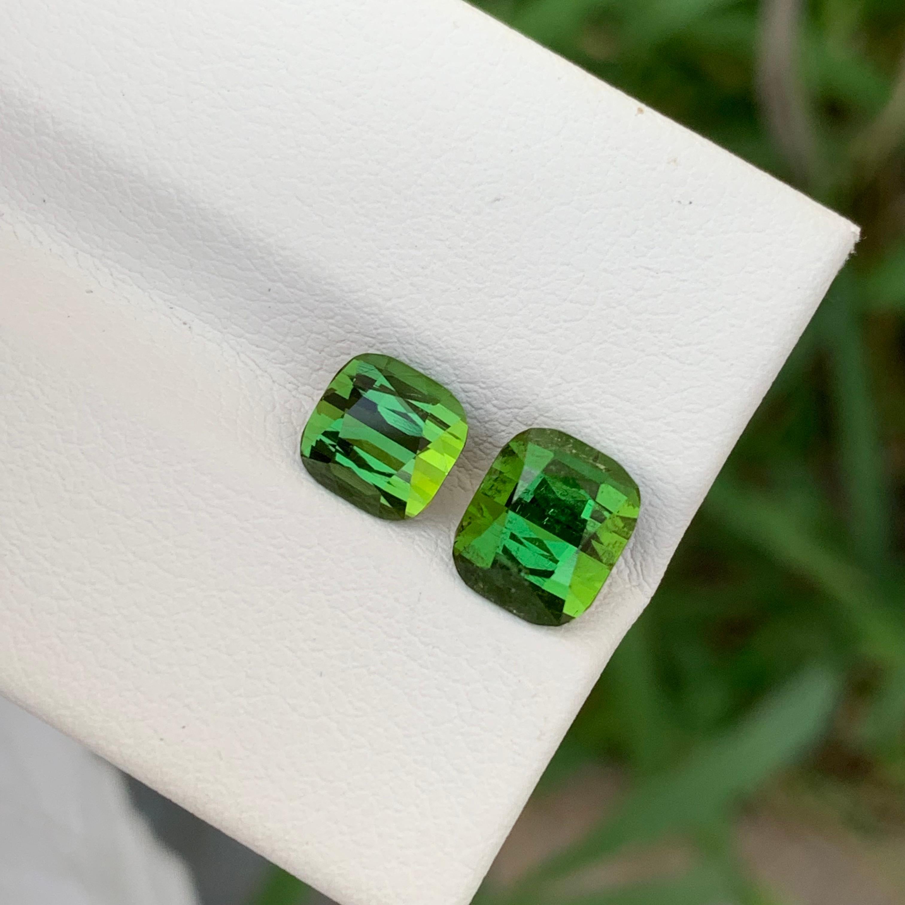 3,00 Quilates Turmalina Natural Suelta Piezas Forma Cojín Gema Para Joyería en venta 4