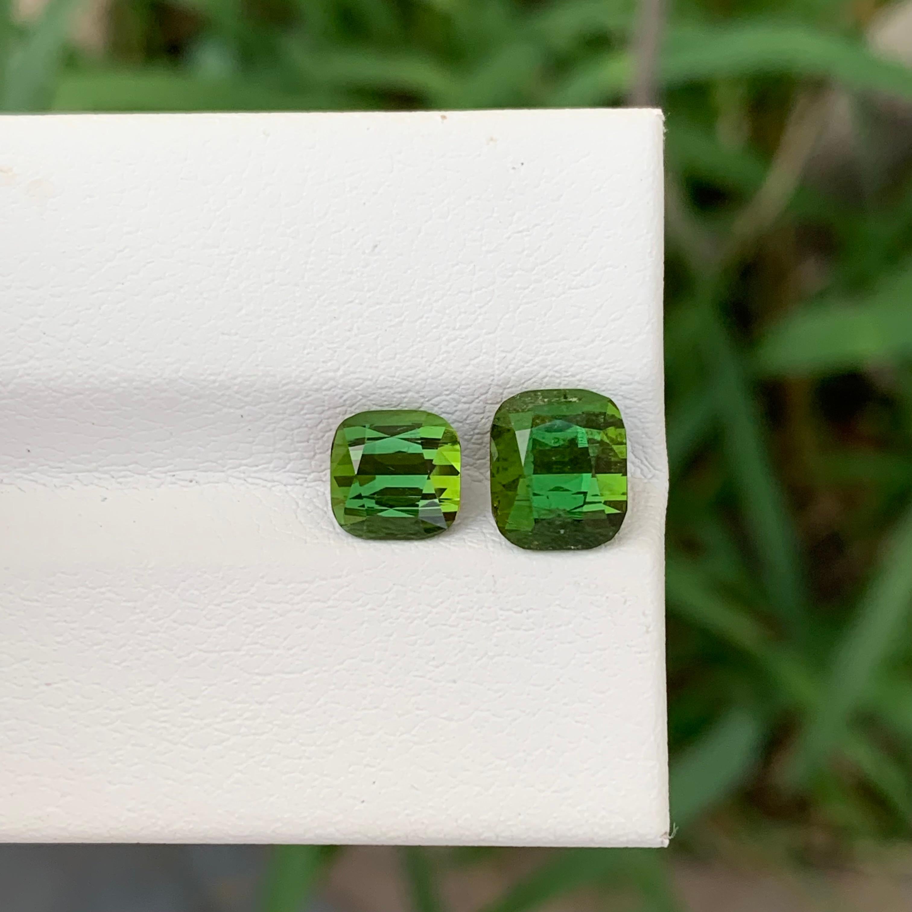 3,00 Quilates Turmalina Natural Suelta Piezas Forma Cojín Gema Para Joyería Artes y manualidades en venta