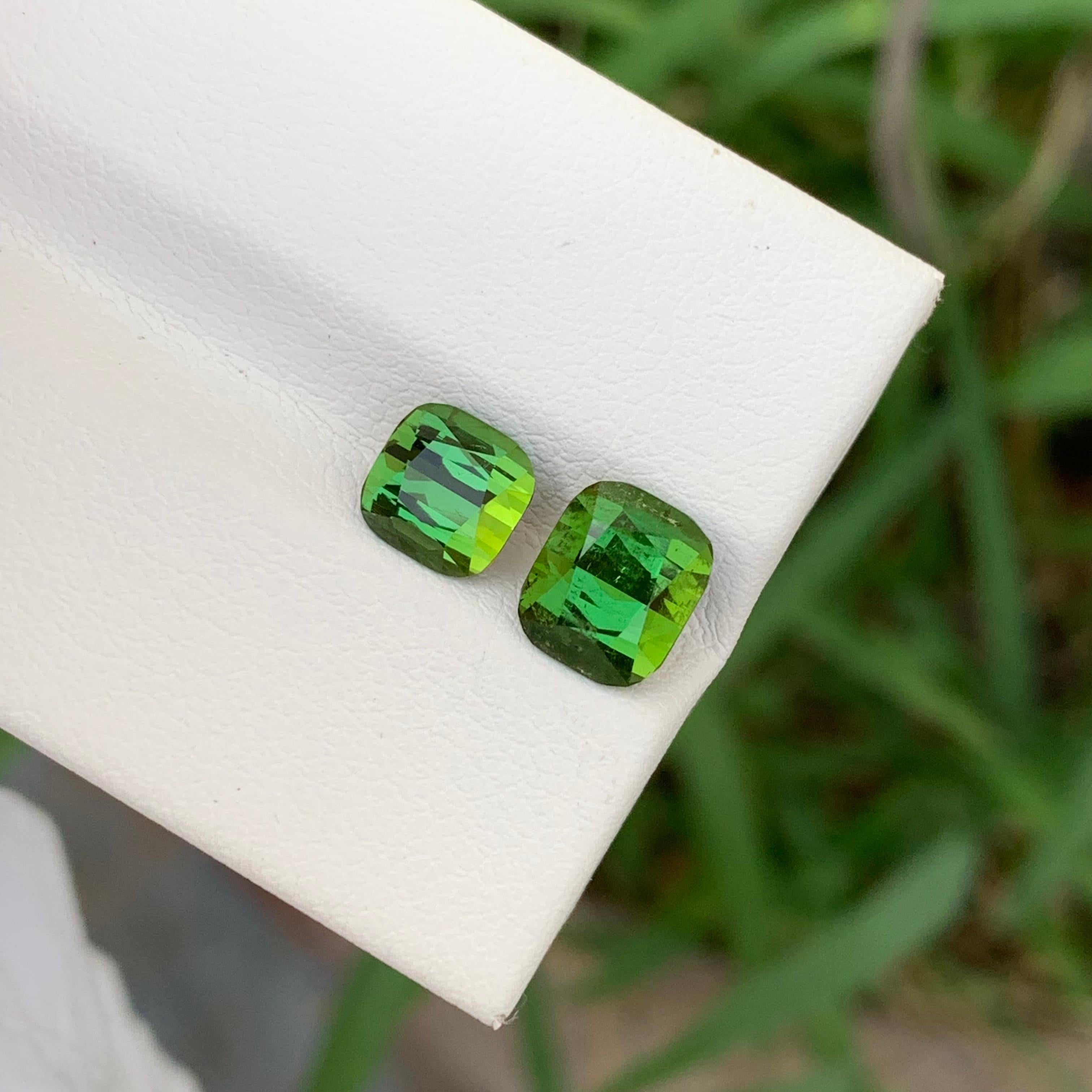 3,00 Quilates Turmalina Natural Suelta Piezas Forma Cojín Gema Para Joyería en venta 1