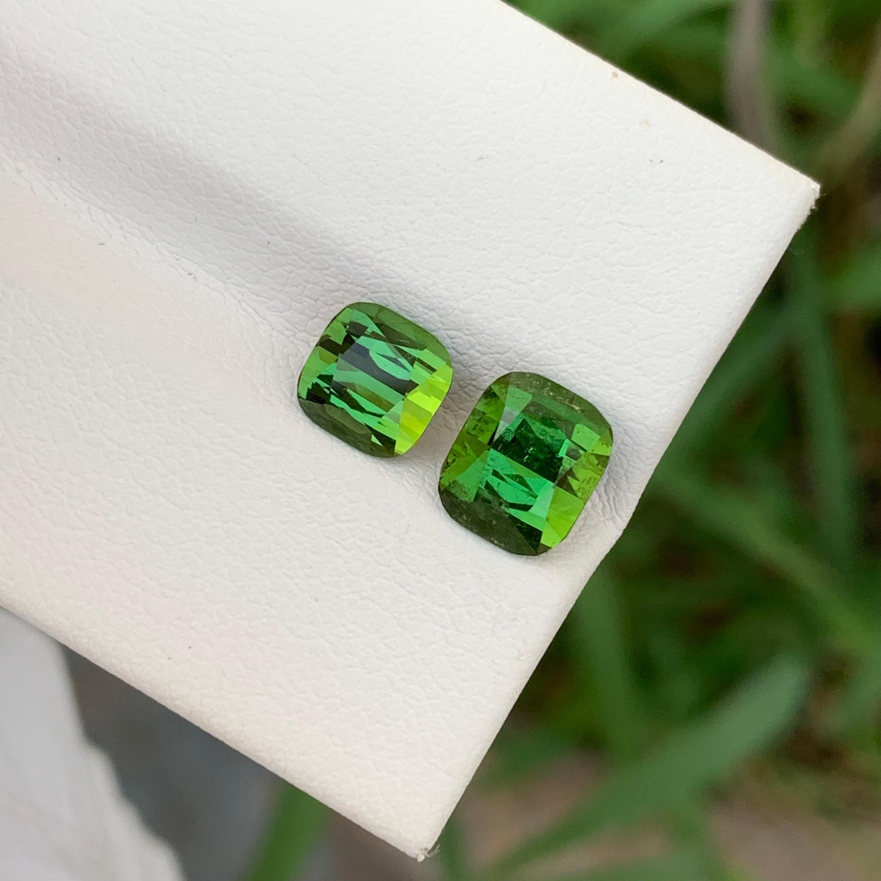 3,00 Quilates Turmalina Natural Suelta Piezas Forma Cojín Gema Para Joyería en venta 2