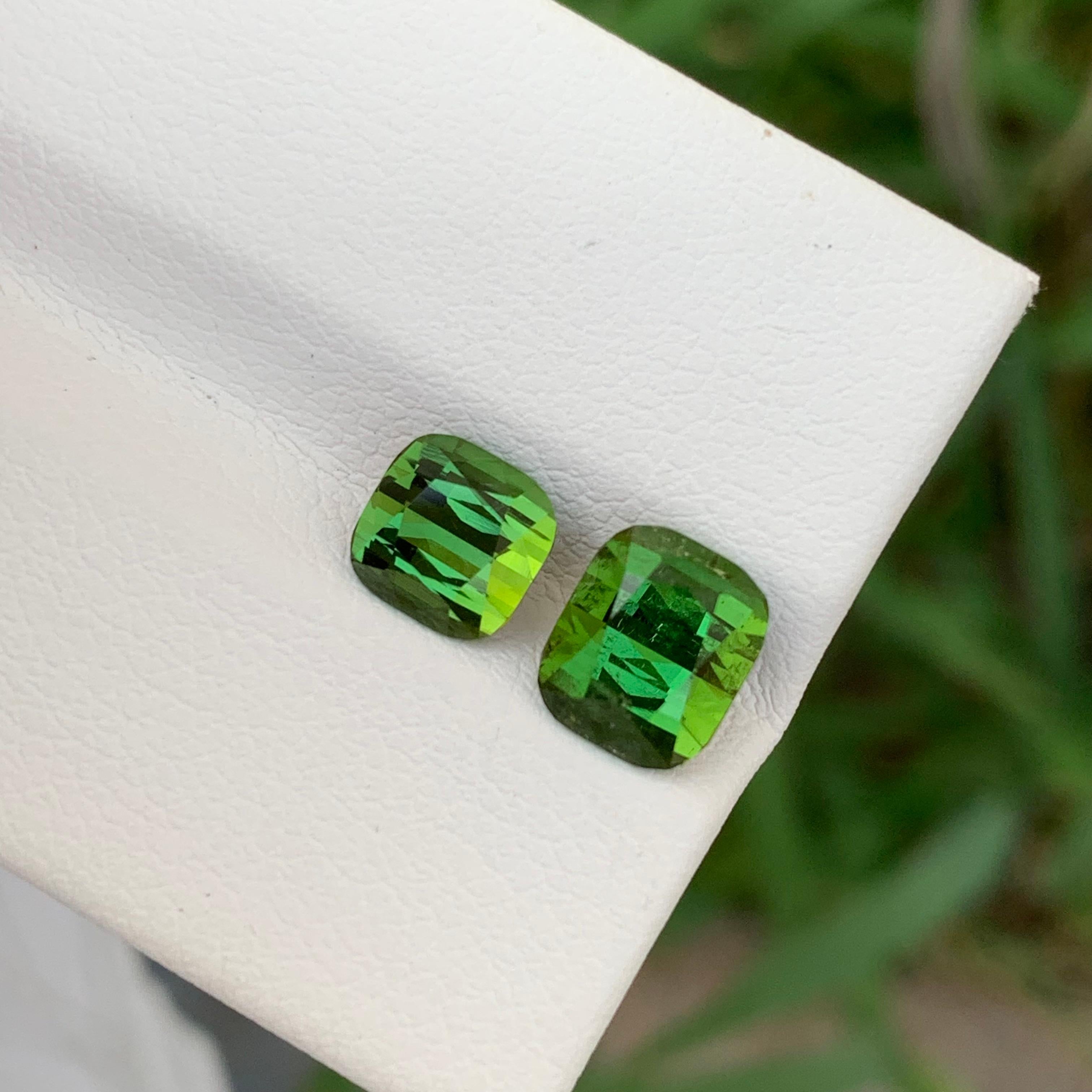 3,00 Quilates Turmalina Natural Suelta Piezas Forma Cojín Gema Para Joyería en venta 3