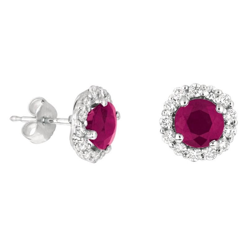 
3.00 Carat Natural Diamond and Ruby Earrings G SI 14K White Gold

    100% Natural Diamonds and Rubies
    3.00CT
    G-H 
    SI  
    14K White Gold  1.4 grams, Prong style 
    3/8 inch in diameter
    26 diamonds  - 0.60ct, 2 rubies - 2.4ct

  
