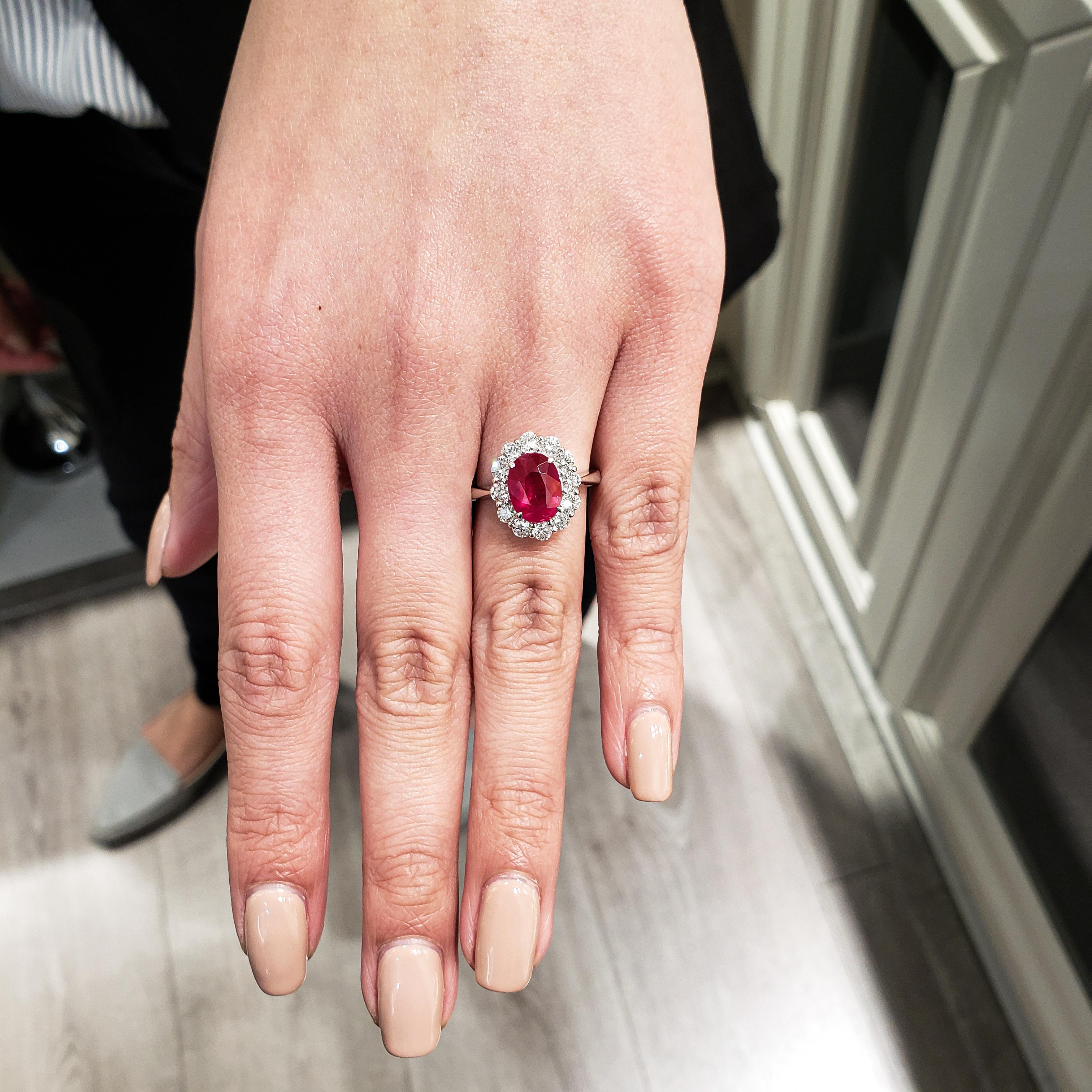 ruby halo ring