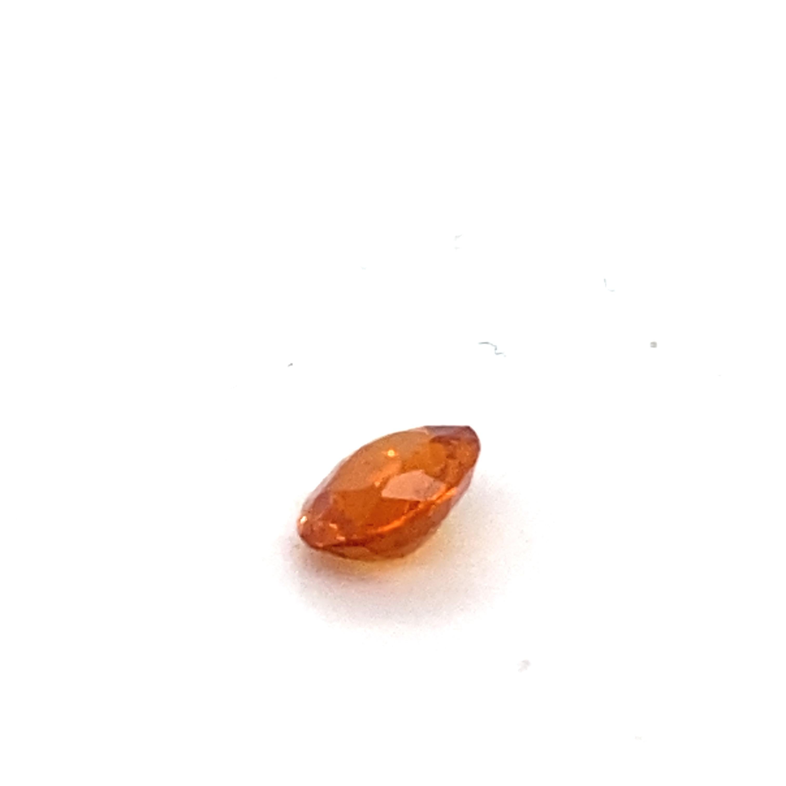 3.00 Karat Ovalschliff Spessartit Loser Edelstein im Angebot 3