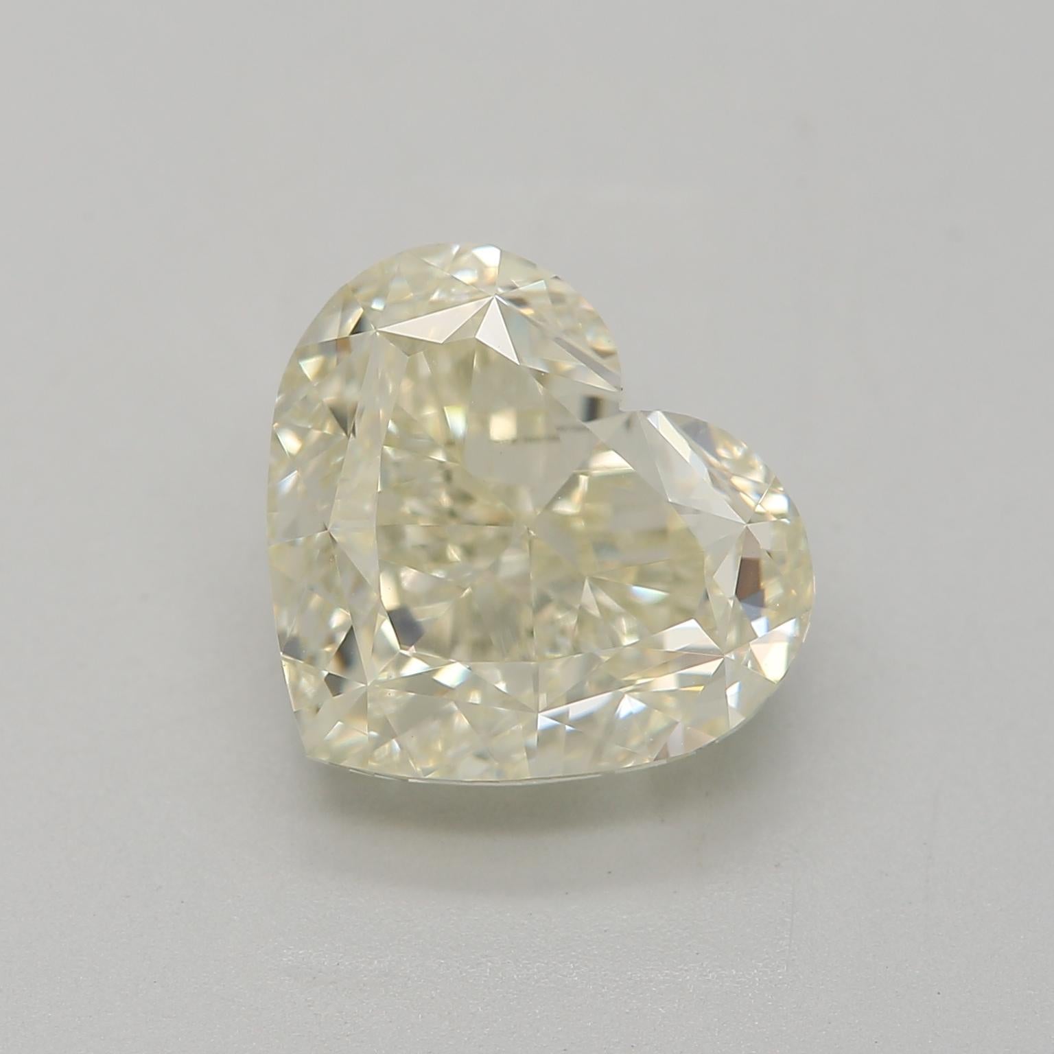 3.00 Carat Heart shaped diamond VS1 Clarity GIA Certified For Sale 1