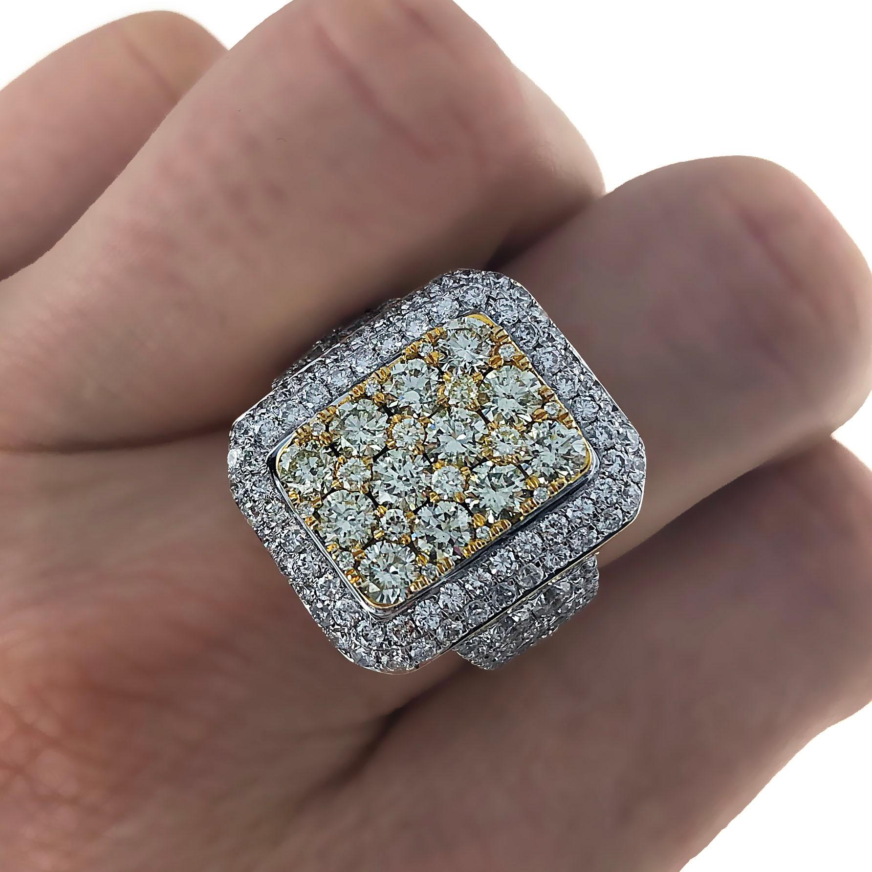 5,00 Karat Diamant-Mode-Ring (Rundschliff) im Angebot