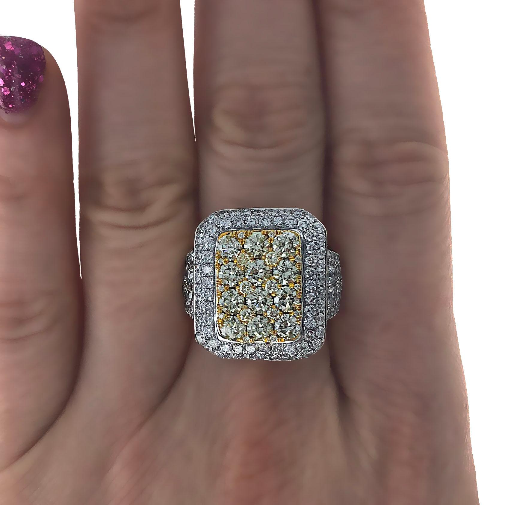 5,00 Karat Diamant-Mode-Ring im Zustand „Hervorragend“ im Angebot in Beverly Hills, CA