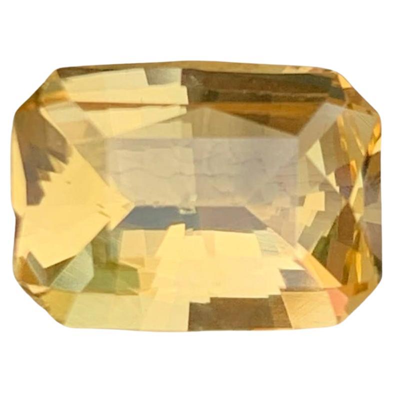 3,00 carati Pietra Citrino Arancione Taglio Radioso Gemma Brasiliana Naturale