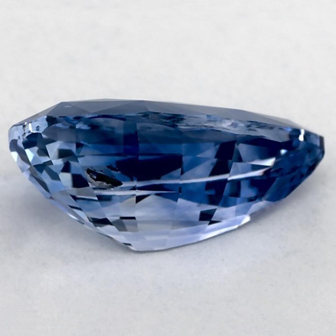 3.00 Karat Blauer Saphir Birne Loser Edelstein im Zustand „Neu“ im Angebot in Fort Lee, NJ