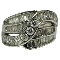 3.00 CT Brilliant Cut Diamond & 14K White Gold Ring