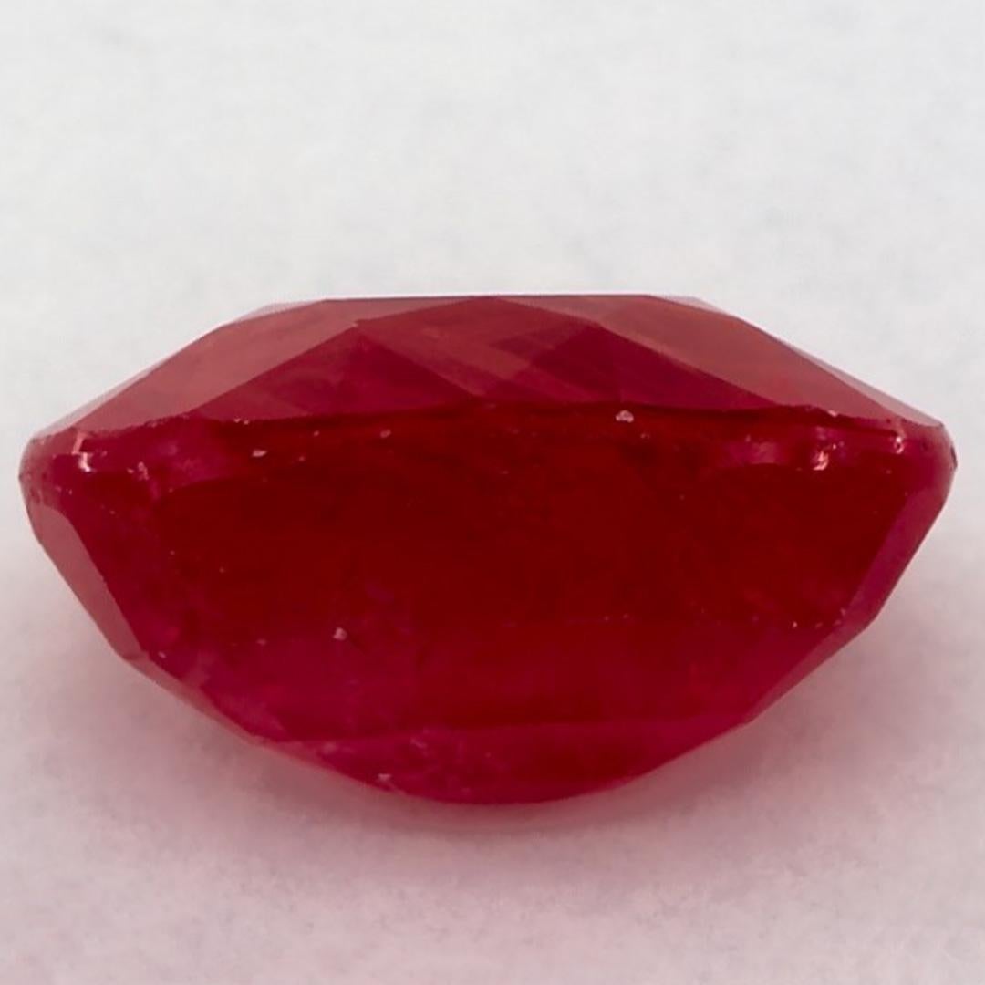 3.00 Ct Ruby Oval Loose Gemstone (pierre précieuse en vrac) Neuf - En vente à Fort Lee, NJ