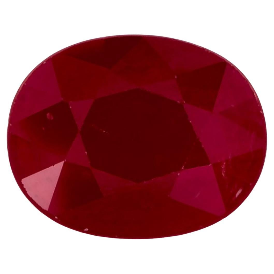 3.00 Ct Ruby Oval Loose Gemstone