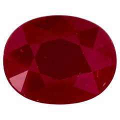 3.00 Ct Ruby Oval Loose Gemstone