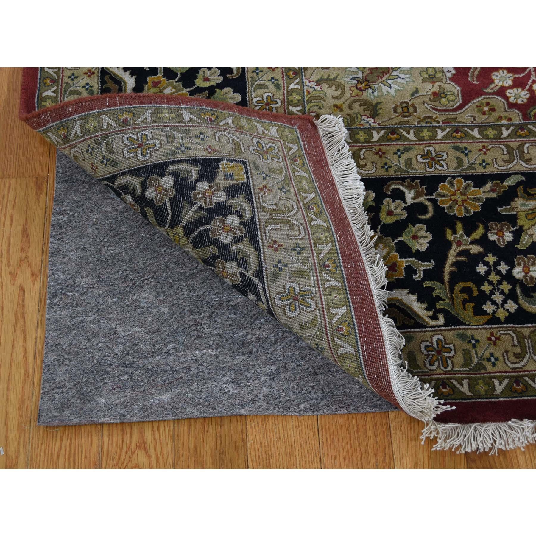 300 Kpsi Kashan Revival New Zealand Wool Hand Knotted Oriental Rug In New Condition In Carlstadt, NJ