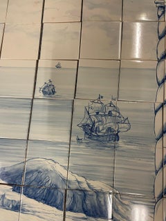 300 Portuguese Azulejos tiles / Henry the navigator / by Cardoso signed