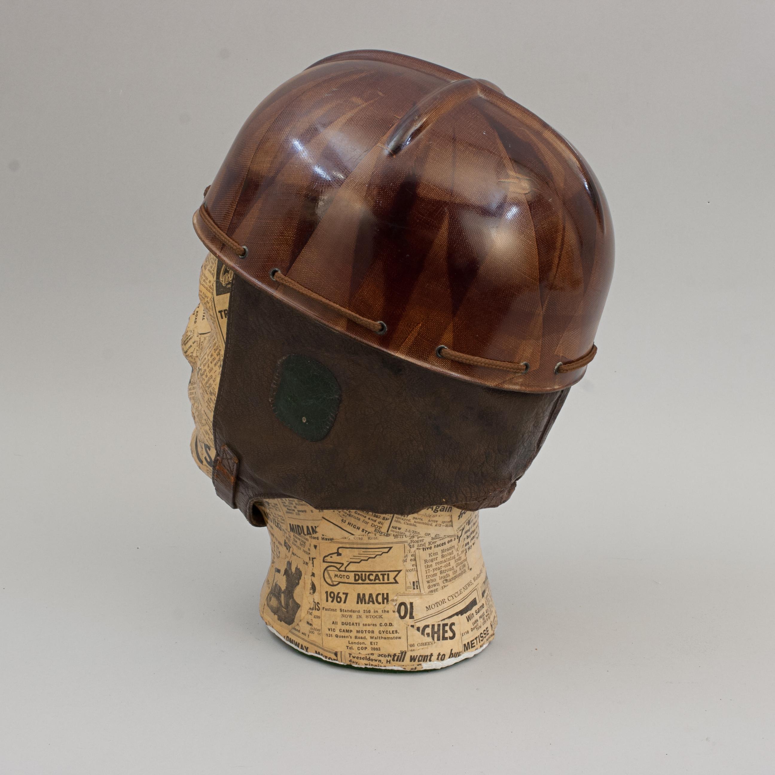 20th Century 30051intage Motor Racing Texolex Helmet, Malcolm Campbell. For Sale