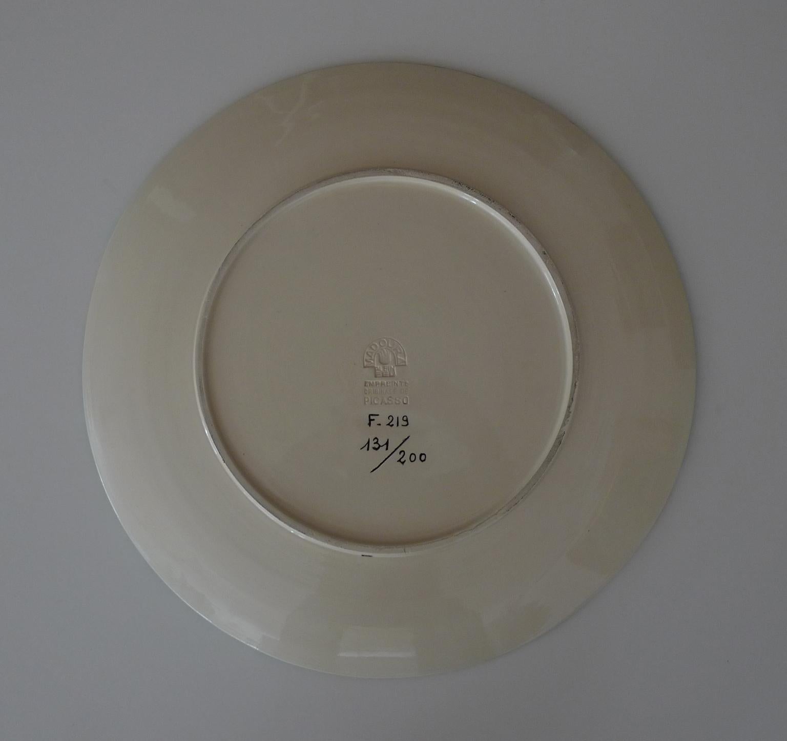 Picasso Ceramic, Jacqueline au chevalet (A.R. 333) 2
