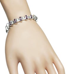 Pulsera Rubí 3.00ct Diamantes 3.00ct