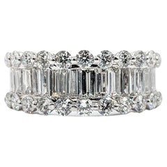 3.00ctw Diamond Ring In 18k White Gold