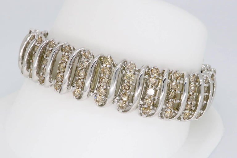 3.00 Carat Light Chocolate Diamond Bracelet at 1stDibs chocolate
