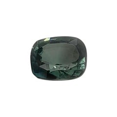 3.01 Carat Cushion-Shape Teal Color Sapphire GIA Certified Unheated