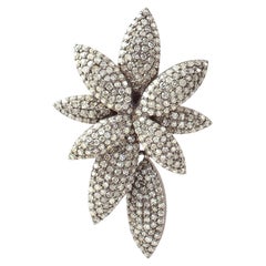 Pendientes de Diamante Modulación de 3,01 Quilates en Estilo Contemporáneo