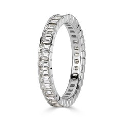 3.01 Carat Emerald Band 18K Gold A Classic Statement Heirloom