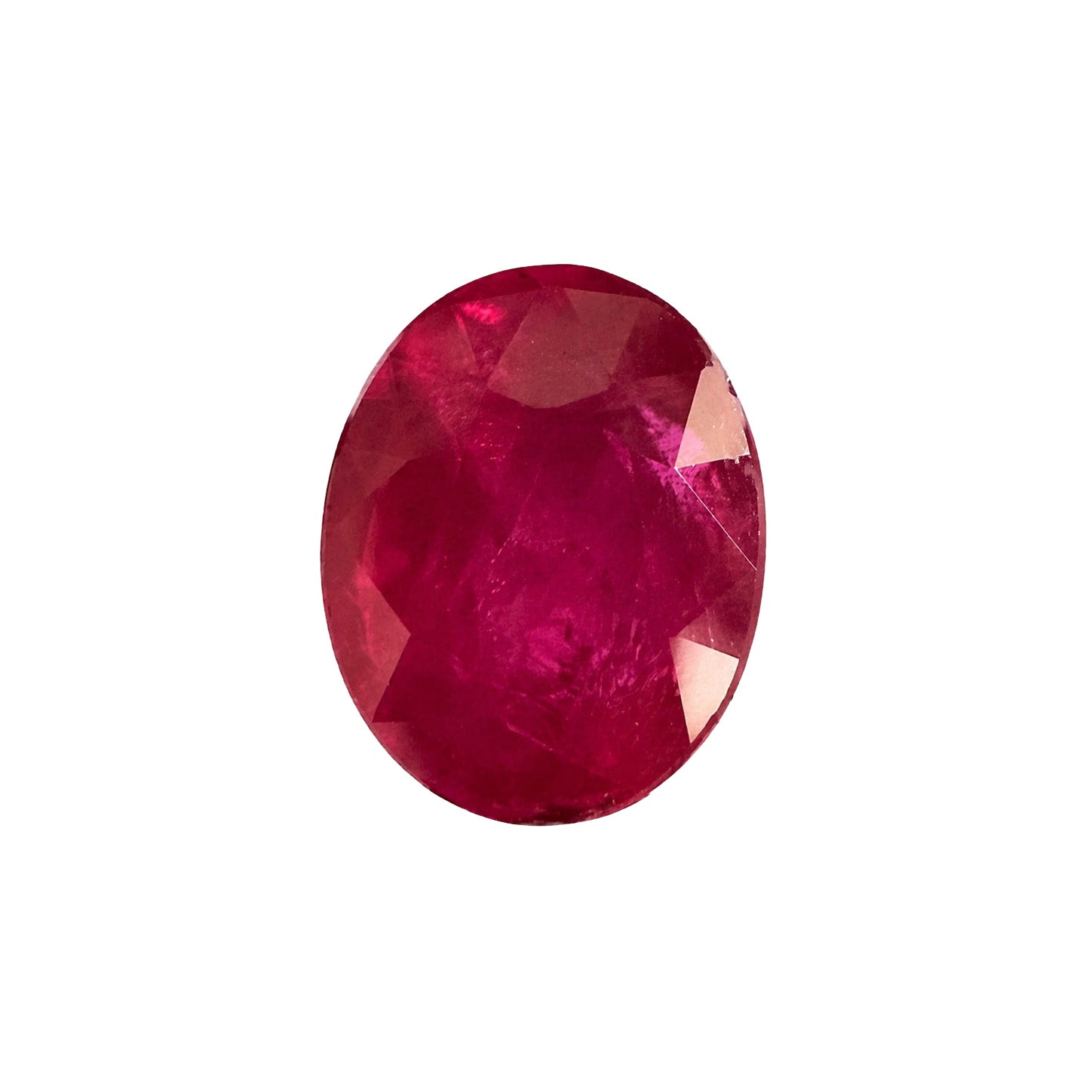 Rubis du Mozambique de 3,01 carats, taille ovale