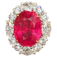 3.01 Carat No-Heat Ruby Ring in 18K Rose Gold