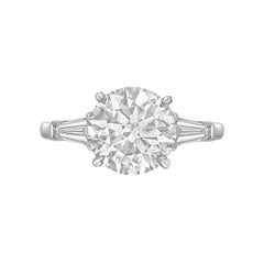 3.01 Carat Round Brilliant Diamond Ring 3.01 Carat Round Brilliant Diamond Ring
