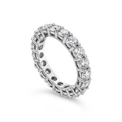 Roman Malakov 3.01 Carats Total Round Brilliant Diamond Eternity Wedding Band
