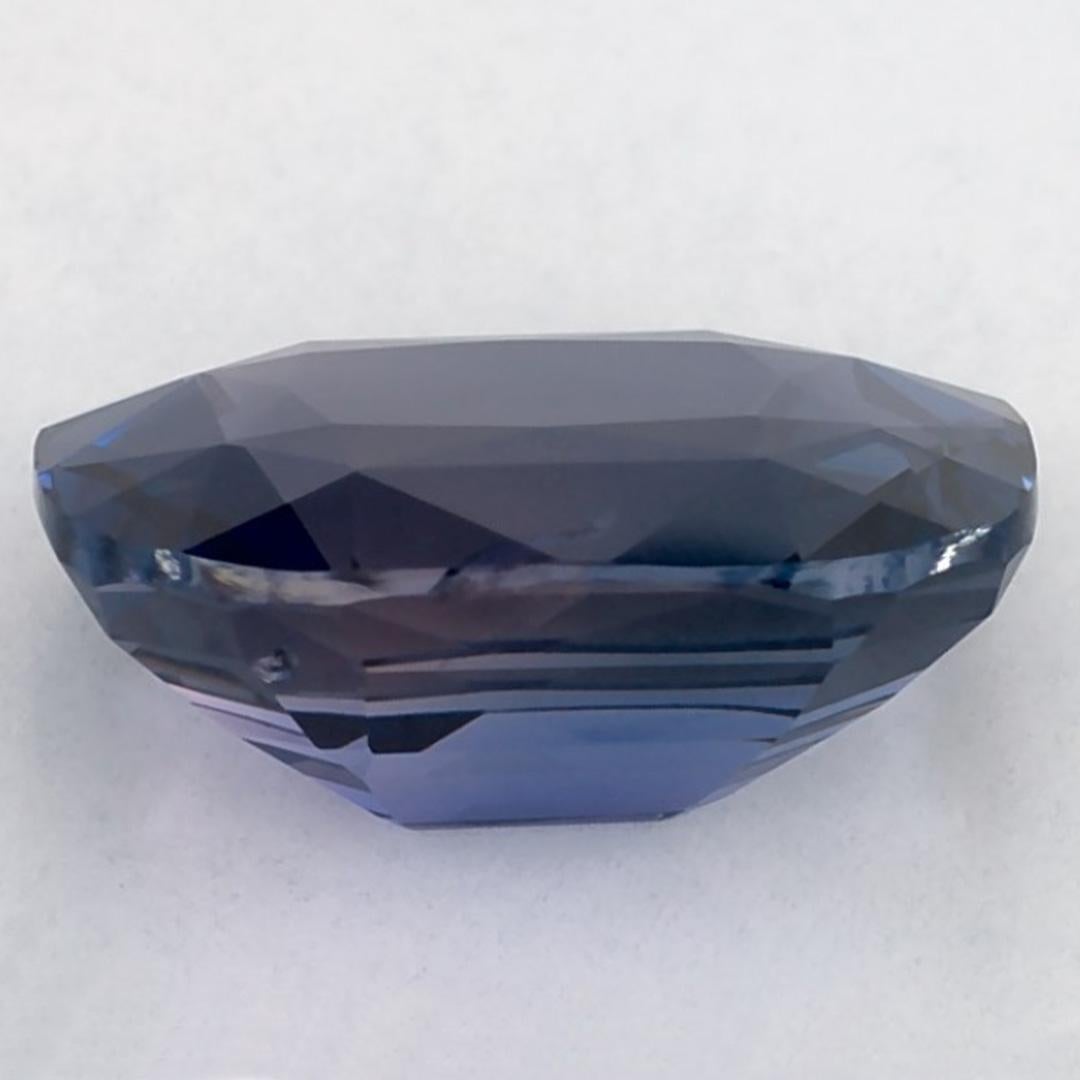 3.01 carati di zaffiro blu a cuscino certificato, gemma sfusa In condizioni Nuovo in vendita a Fort Lee, NJ