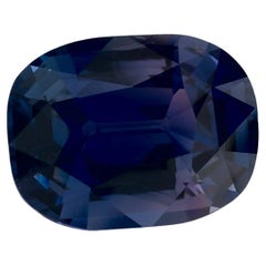 3.01 carati di zaffiro blu a cuscino certificato, gemma sfusa