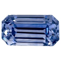 3.01 Ct Blue Sapphire Octagon Cut Loose Gemstone