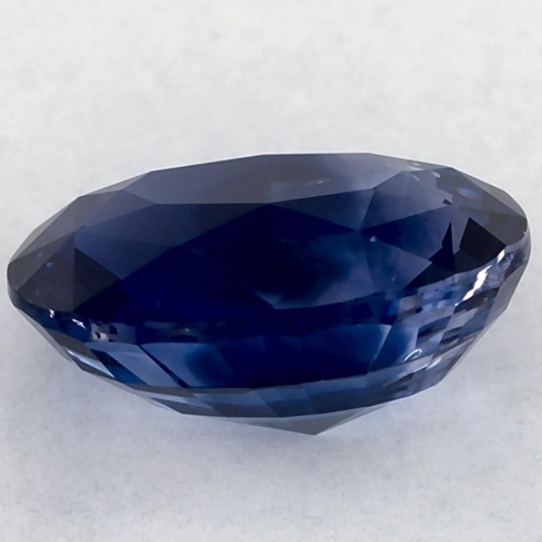 3.01 Karat Blauer Saphir Oval Loser Edelstein im Zustand „Neu“ im Angebot in Fort Lee, NJ