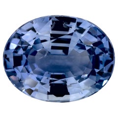 3.01 qt Zafiro Azul Oval Gema Suelta