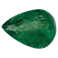3.01 Ct Emerald Pear Loose Gemstone