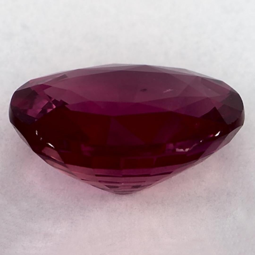 3,01 carati di zaffiro rosa ovale sfuso In condizioni Nuovo in vendita a Fort Lee, NJ