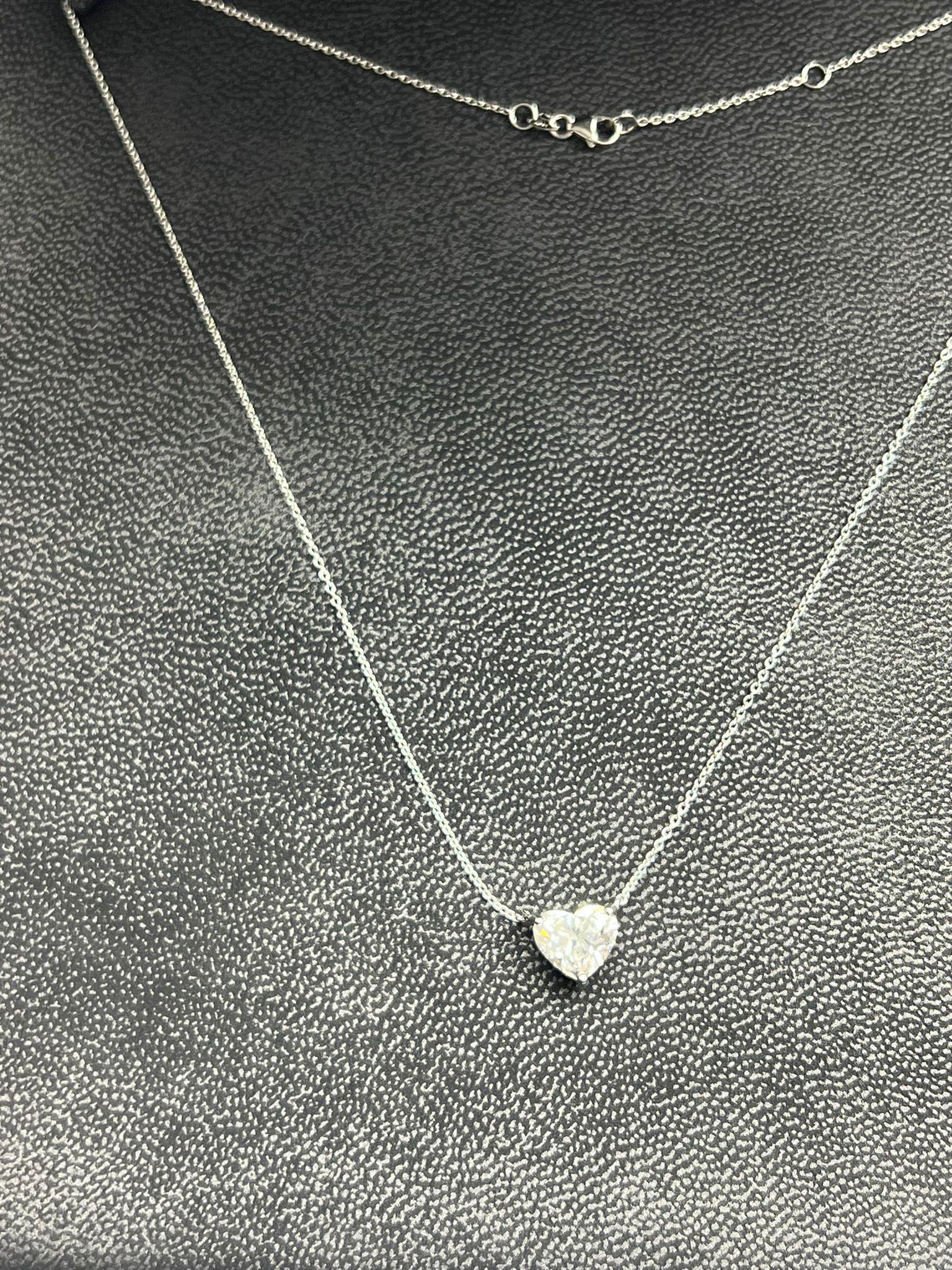 Necklace Information
Diamond Type : Natural Diamond
Metal : 14k Gold
Metal Color : Yellow Gold
Total Carat Weight : 0.31ct
Shape & Cut :	Heart Brilliant
Measurements : 9.77 x 8.38 x 6.08 mm
Color Grade :	G
Color Clarity : SI1


JEWELRY CARE
Over the