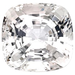 301.69 Carat Cushion Cut White Topaz Loose Gemstone