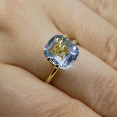 3.01ct Cushion Blue Aquamarine from Brazil