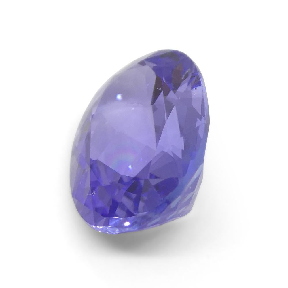 3.01ct Oval Blue Tanzanite from Tanzania For Sale 4