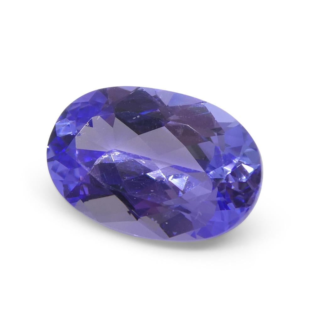 3.01ct Oval Blue Tanzanite from Tanzania For Sale 6
