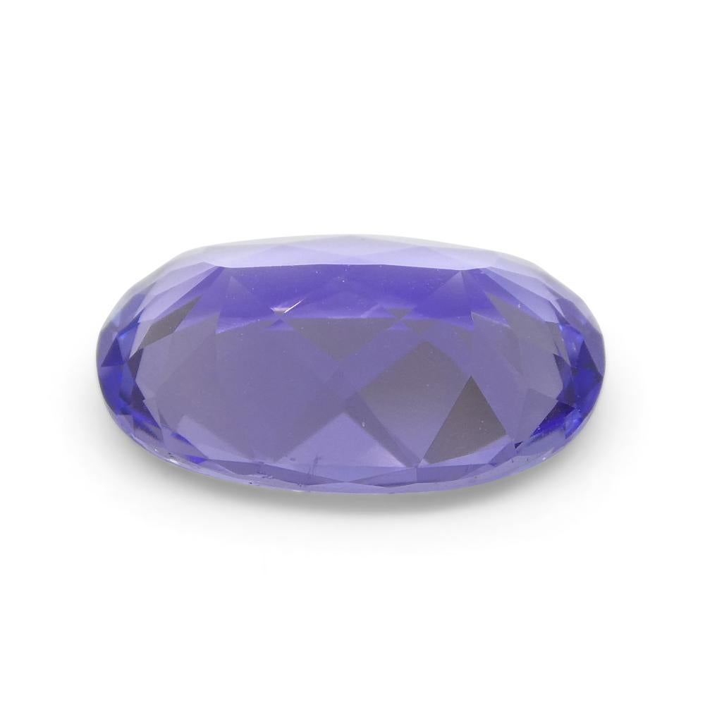 3.01ct Oval Blue Tanzanite from Tanzania For Sale 2