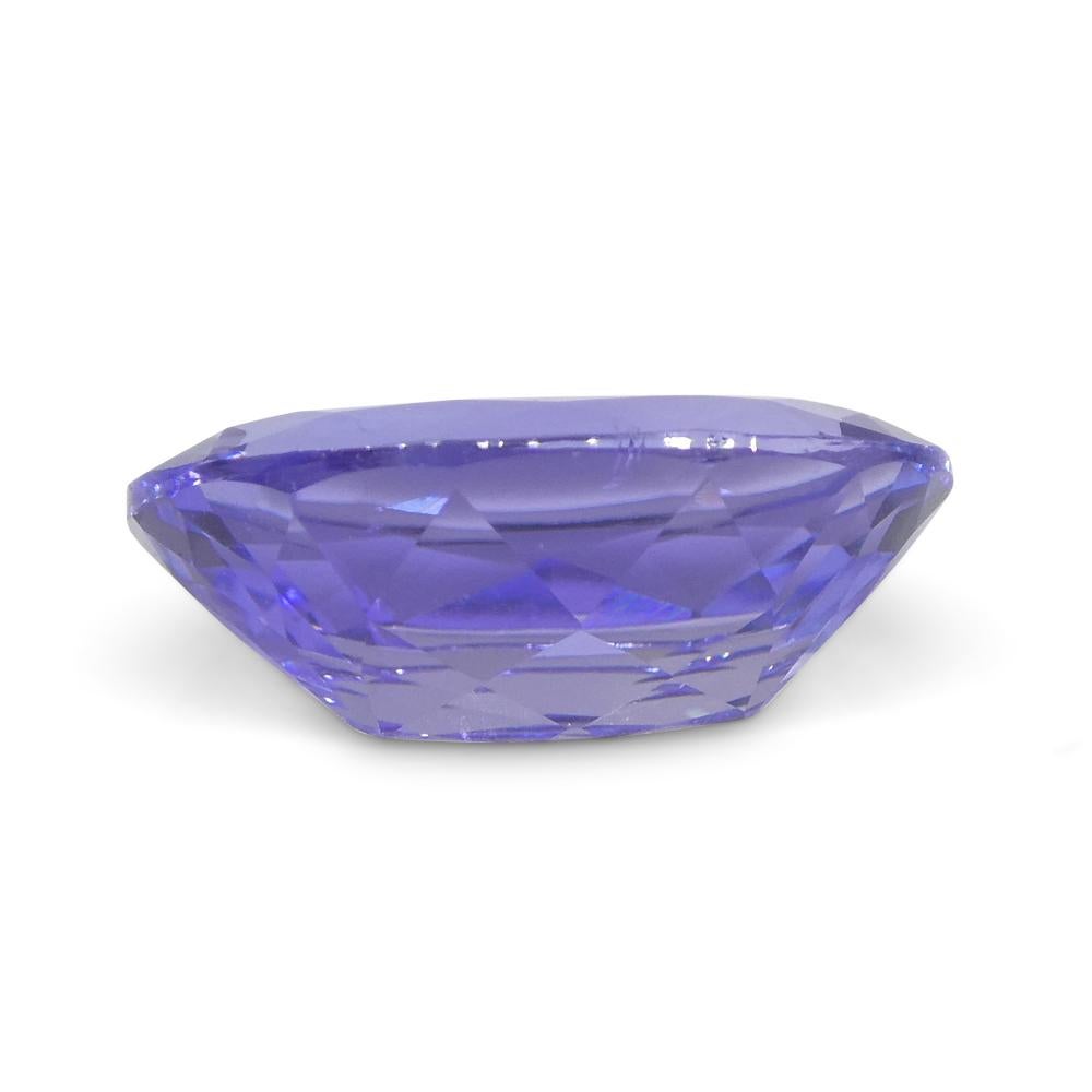 3.01ct Oval Blue Tanzanite from Tanzania For Sale 3