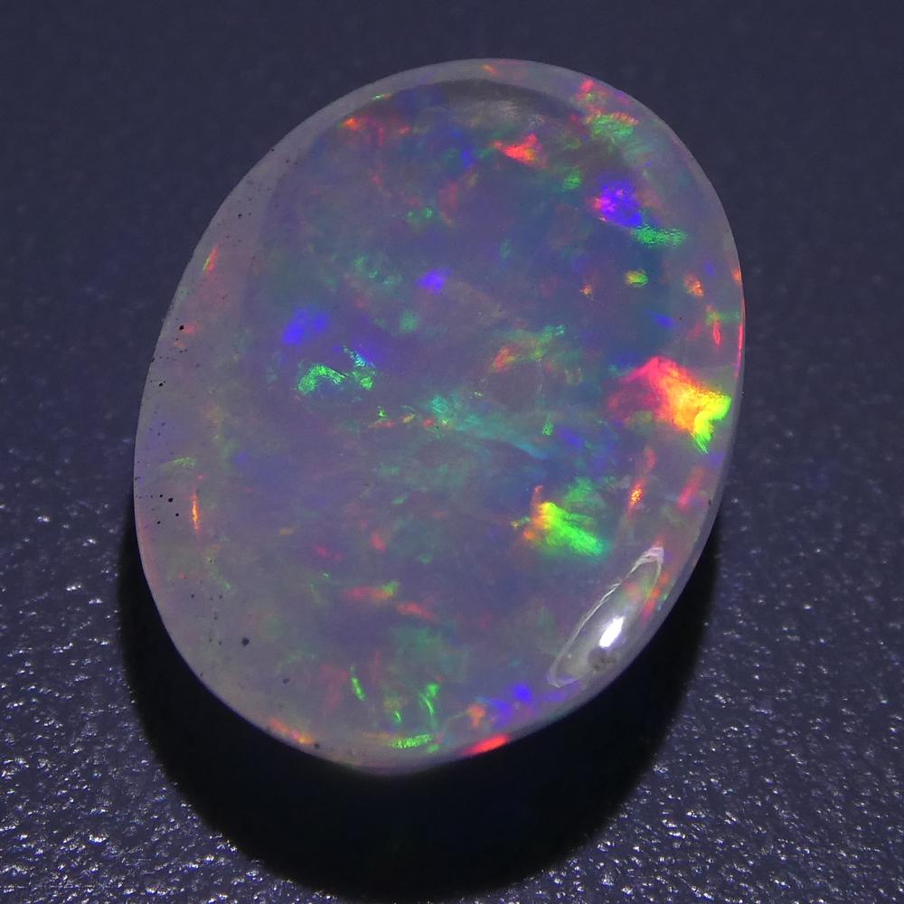 3.01ct Oval Cabochon Crystal Opal For Sale 5