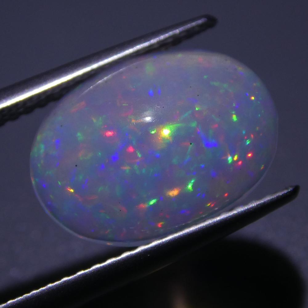 3.01ct Oval Cabochon Kristall Opal im Angebot 6