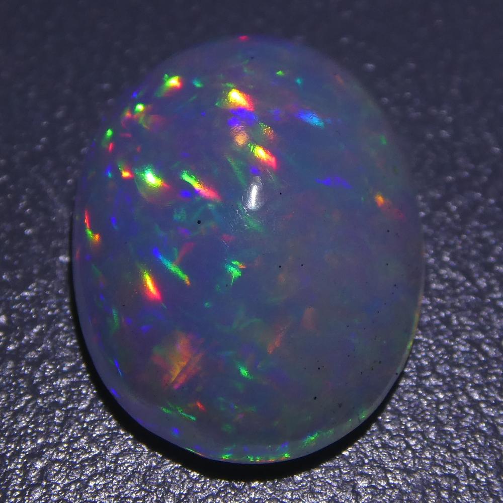 3.01ct Oval Cabochon Crystal Opal For Sale 4