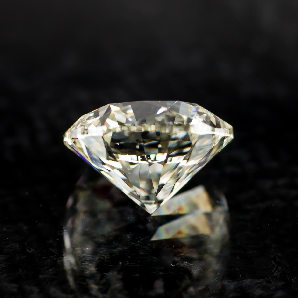 3,02 Karat Loser L / VS2 runder Diamant im Brillantschliff GIA zertifiziert (Moderne) im Angebot